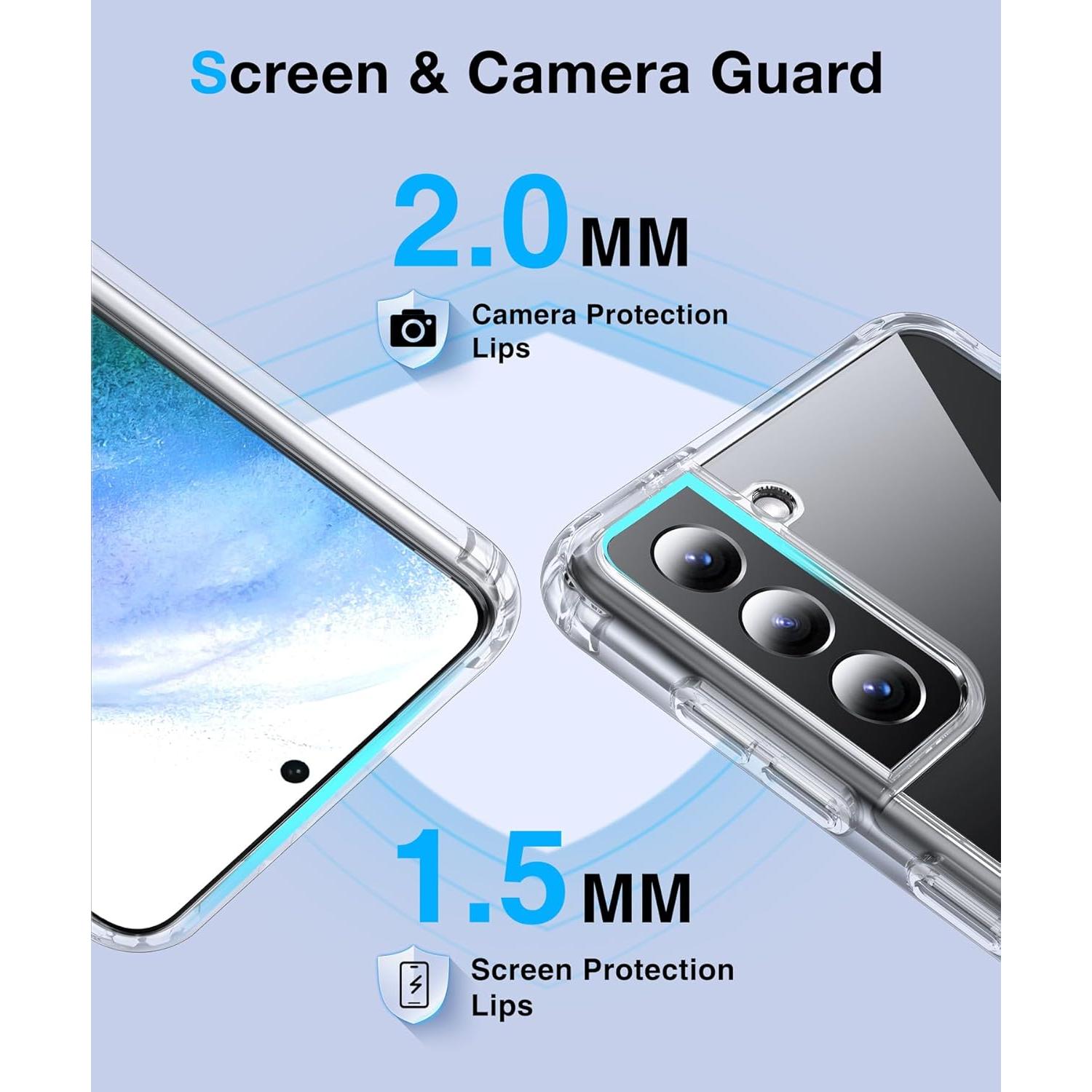 Funda Magnética para Samsung Galaxy S21 FNDMIL Transparente