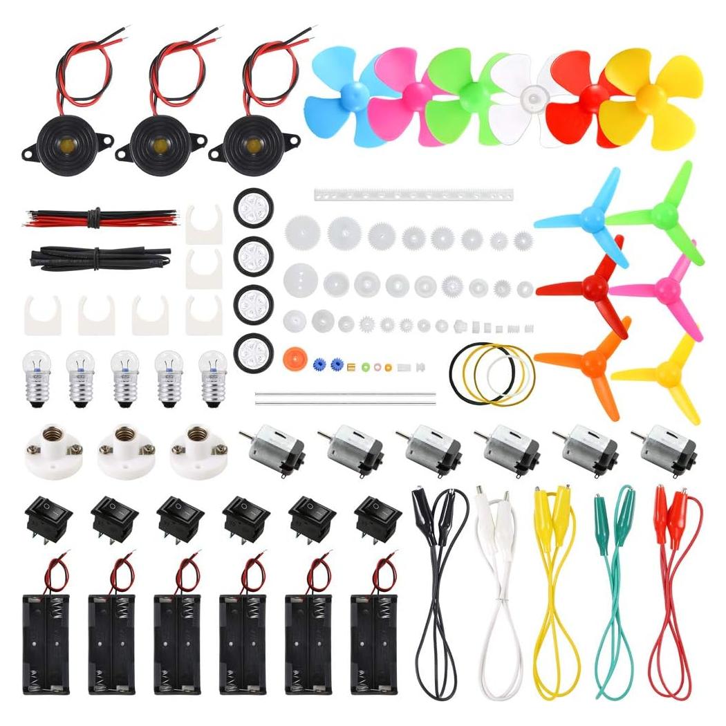 Kit de Motores de CC Sntieecr 131 Piezas para Niños