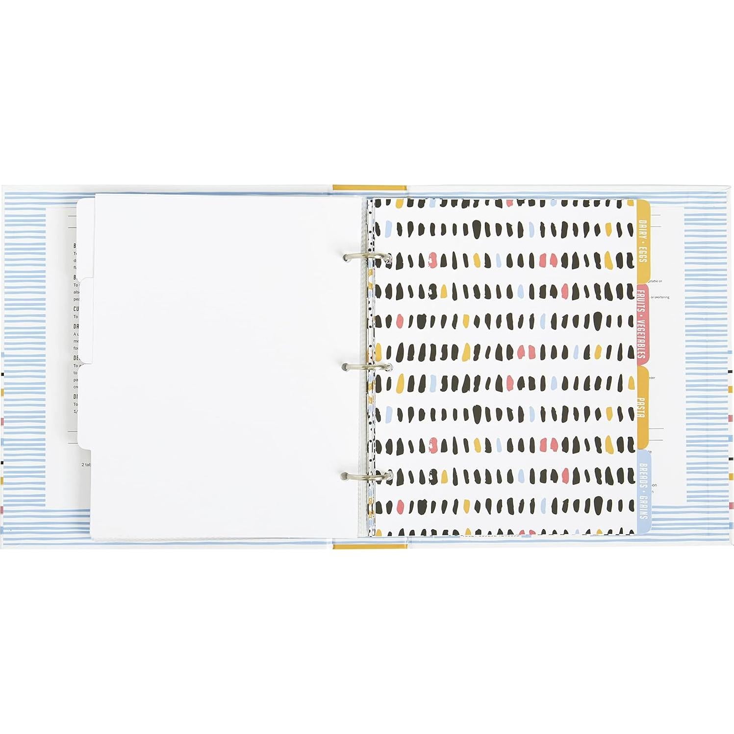 Carpeta de Recetas C.R. Gibson Bloom 21.5x23.7 cm Multicolor