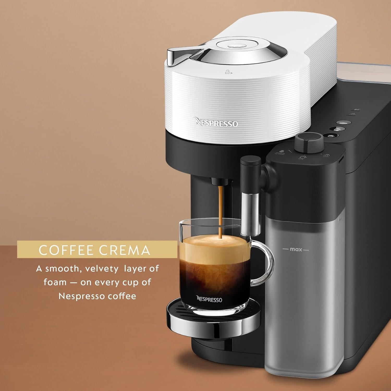 Cafetera Espresso Nespresso Vertuo Lattissima Blanca Automática
