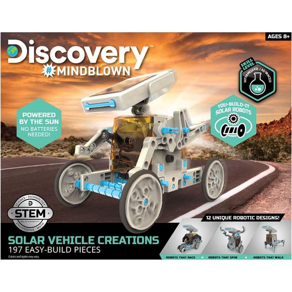 Kit de Robot Solar 12-en-1 Discovery 197 Piezas