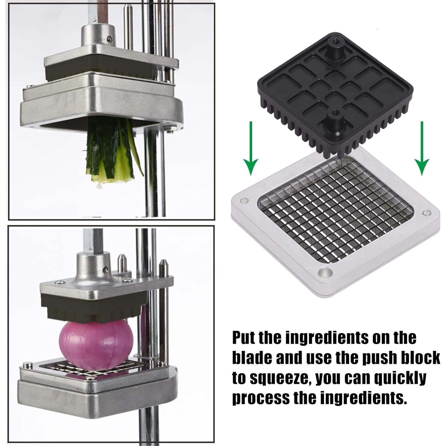 Cuchilla Picadora de Verduras Piwerod 1/4" (6.35 mm) Acero Inoxidable