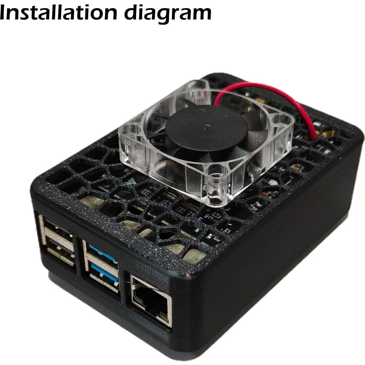 Funda de Plástico AURSINC Radioberry con Ventilación