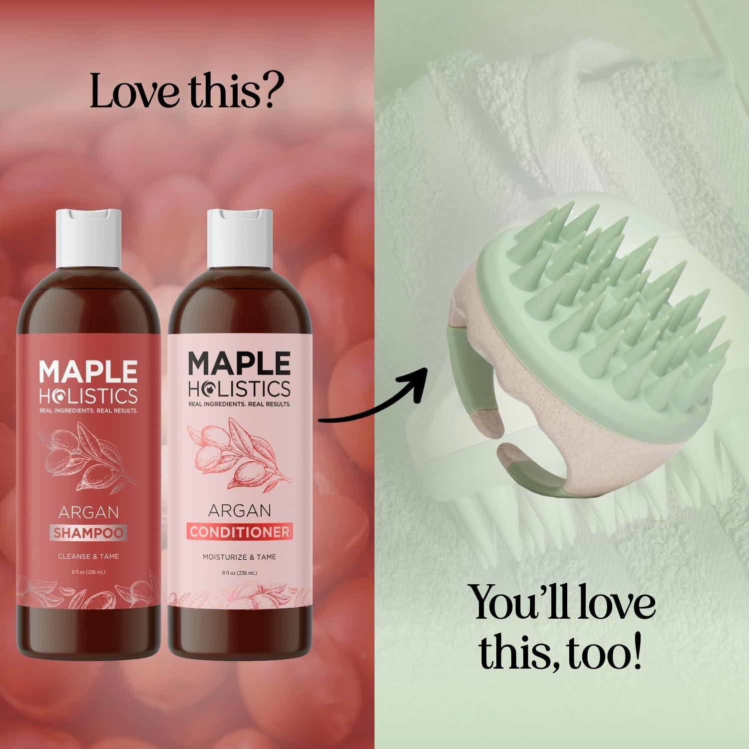 Champú y Acondicionador Argán Maple Holistics 236ml x2
