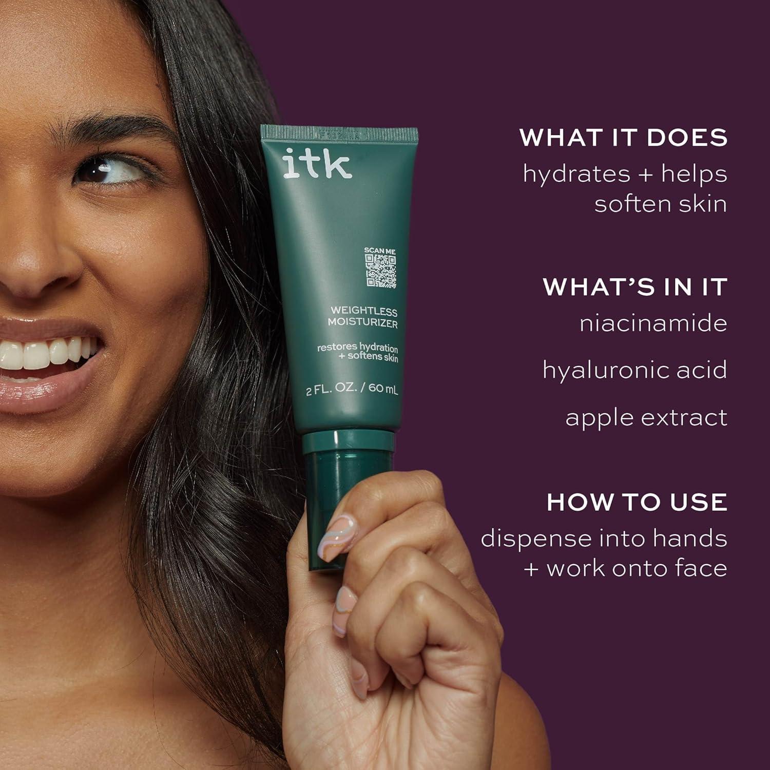 Conjunto de Limpiador y Hidratante ITK Skincare 2 en 1 - 303g