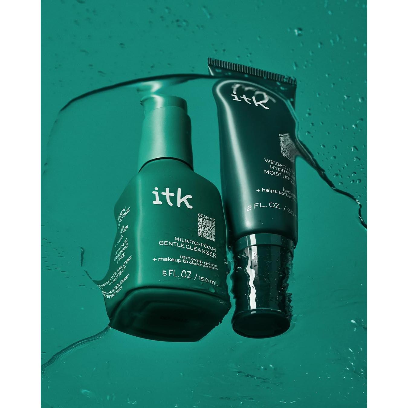 Conjunto de Limpiador y Hidratante ITK Skincare 2 en 1 - 303g