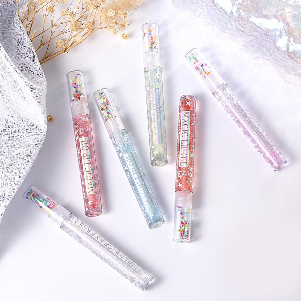 Conjunto de Brillo Labial Hidratante Petansy 6 Colores