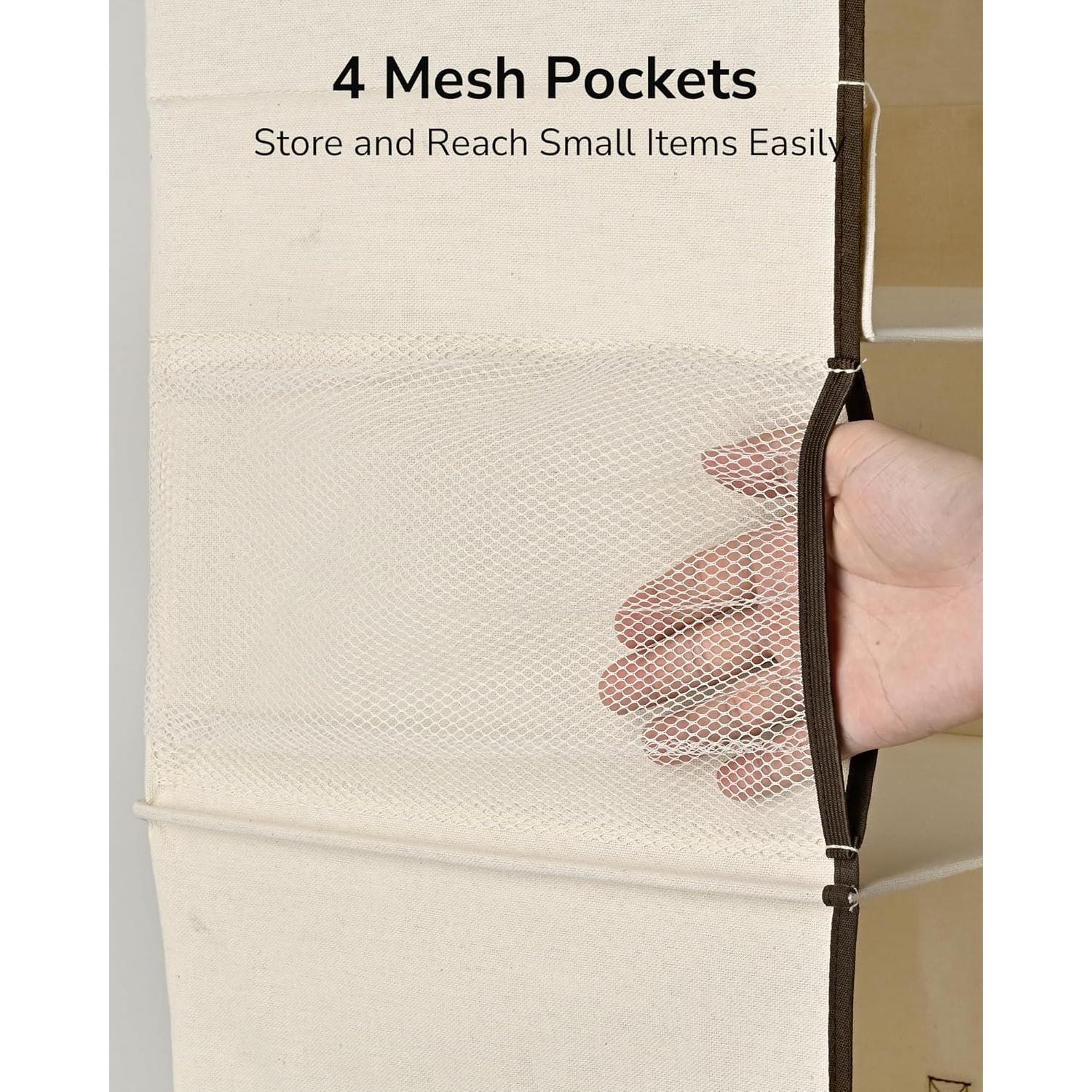 Organizador de Closet Colgante ULG 2 Paquetes Beige 30.5x30.5x139.7cm