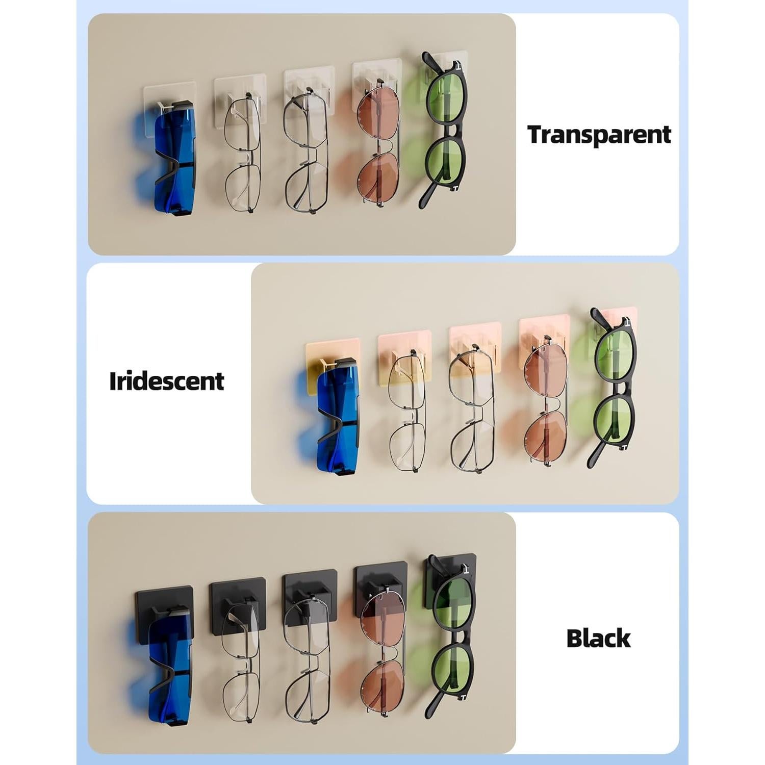 Organizador de Gafas de Sol MaxGear 2 Piezas Acrílico Negro