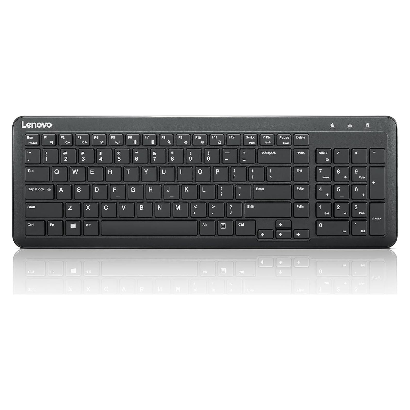 Teclado Inalámbrico Lenovo 300 Compacto con Teclado Numérico