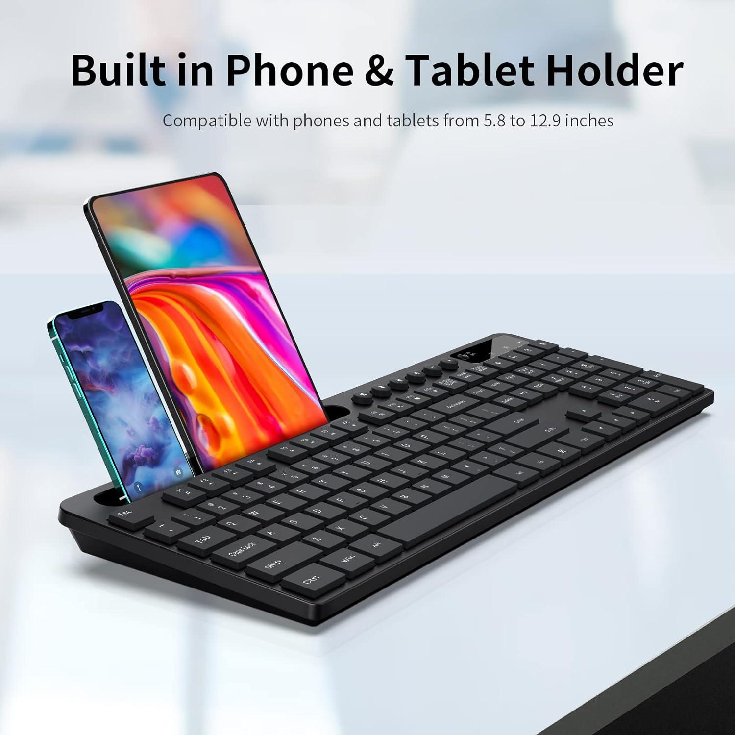 Combo Teclado y Ratón Inalámbrico MARVO Ergonómico 2.4G