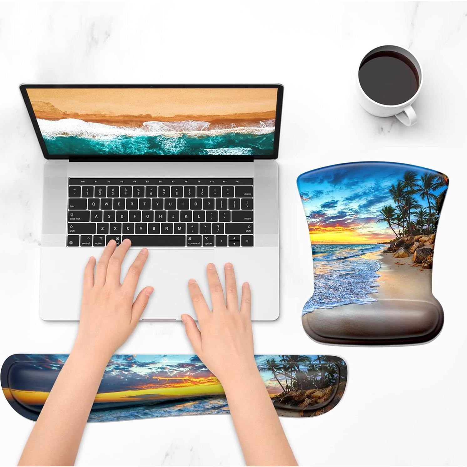 Almohadilla para Mouse ITNRSIIET con Soporte Ergonómico Playa