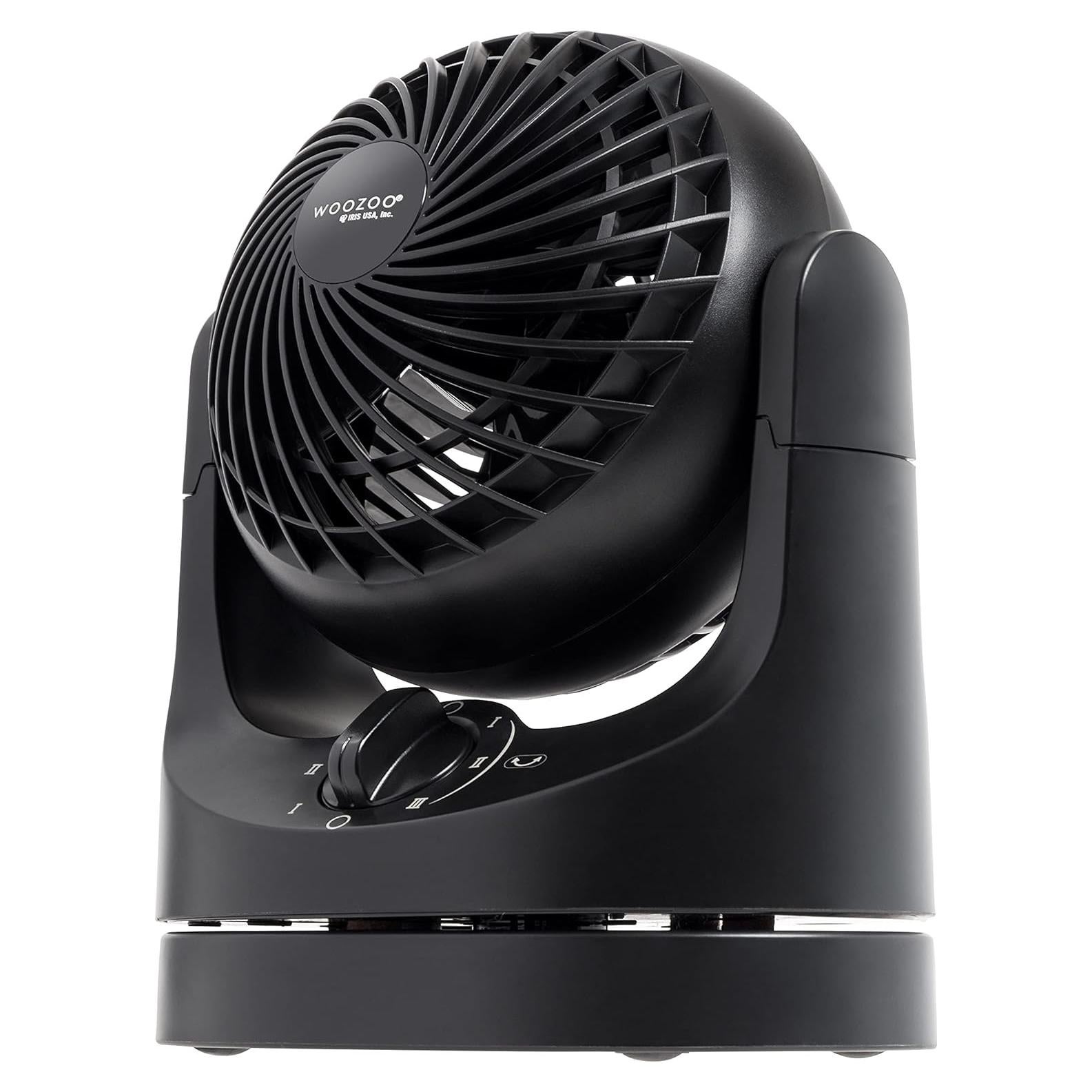 Ventilador de Escritorio IRIS USA WOOZOO 3 Velocidades Oscilante