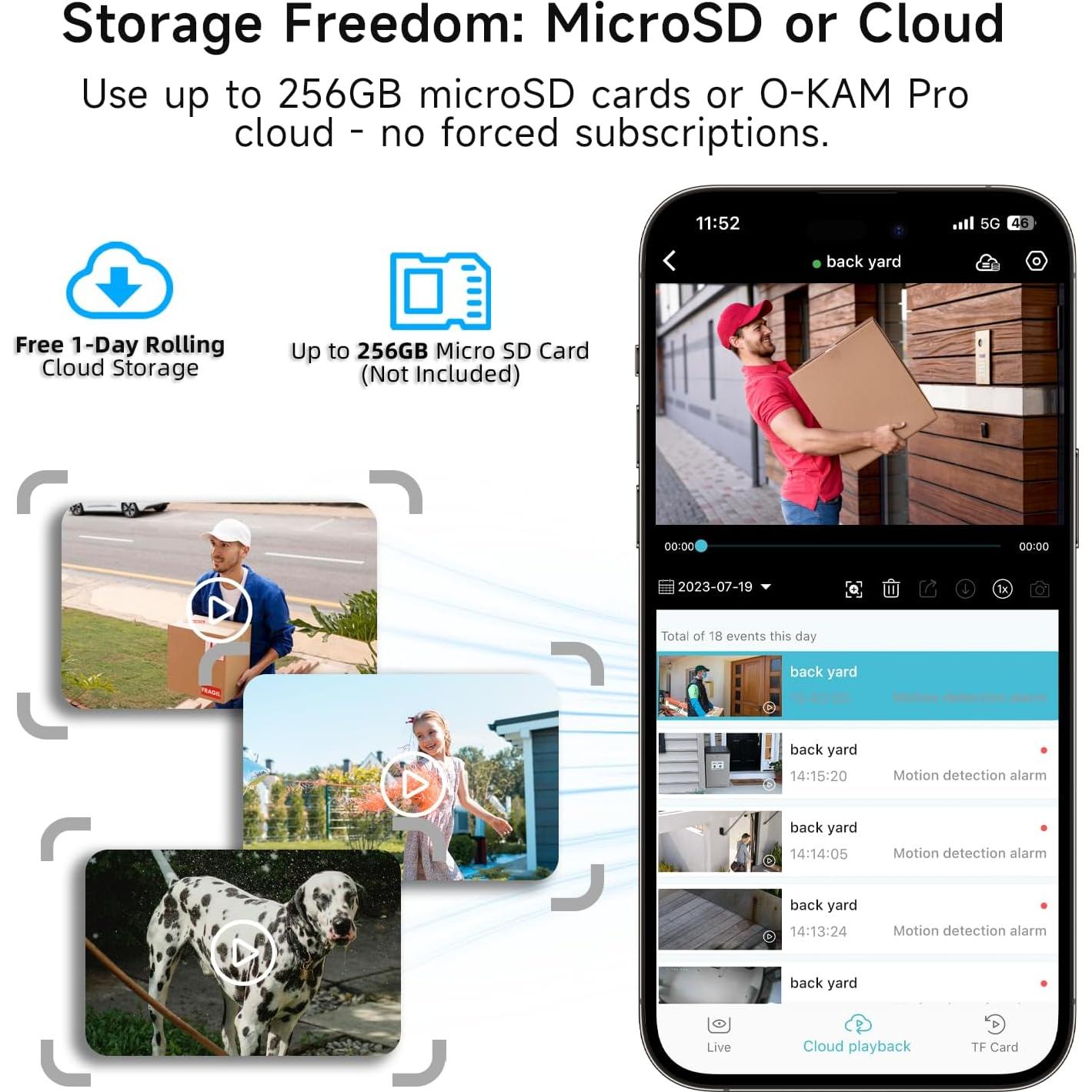 Cámaras de Seguridad Inalámbricas RICHCHO 4pcs 2K WiFi IP65