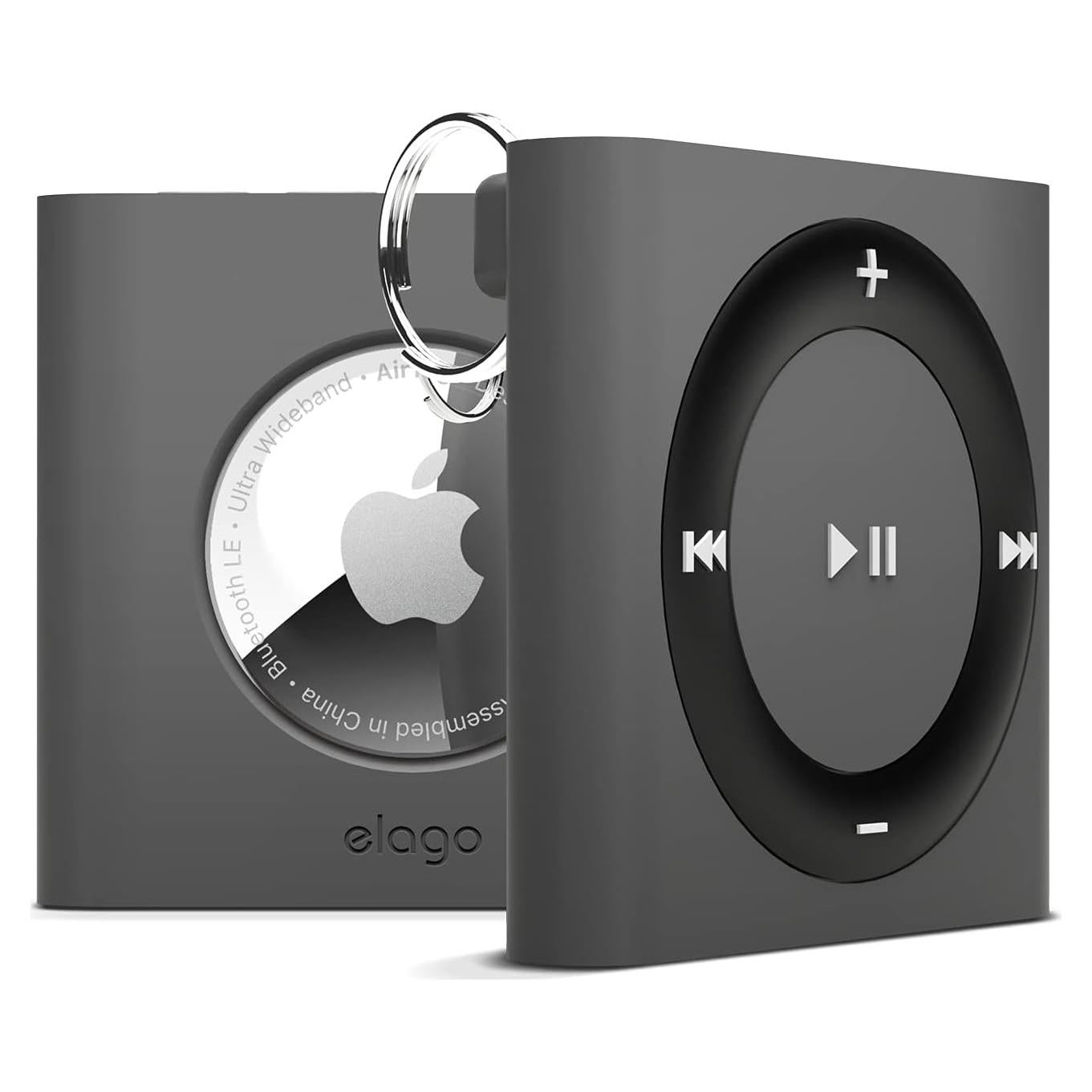 Estuche elago Shuffle Case para Apple AirTag - Gris Oscuro