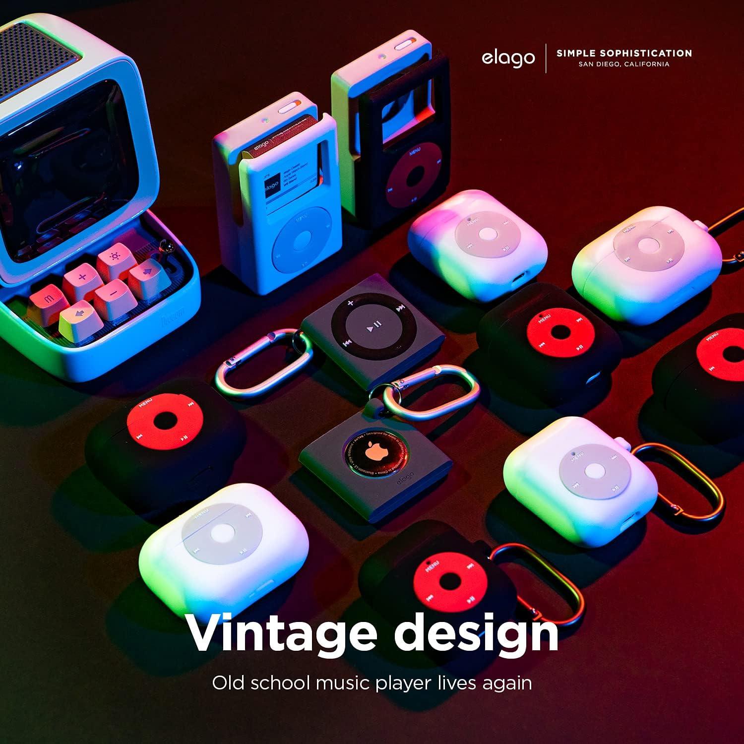 Estuche elago Shuffle Case para Apple AirTag - Gris Oscuro