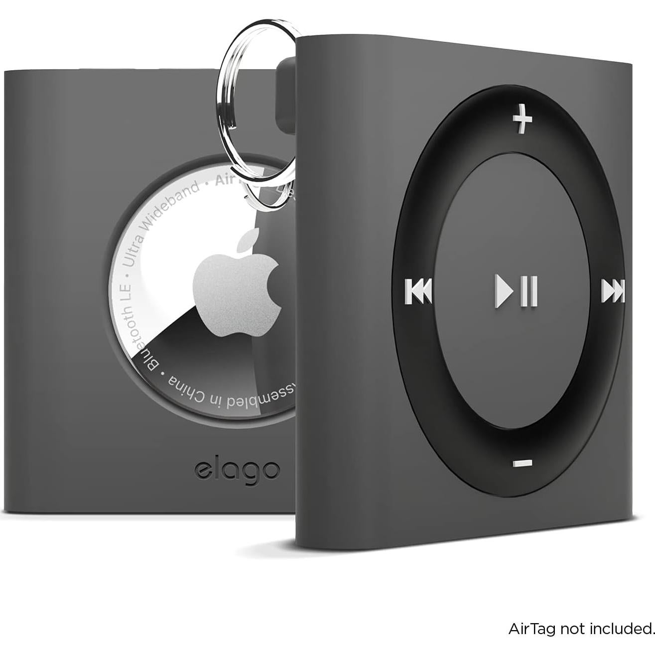 Estuche elago Shuffle Case para Apple AirTag - Gris Oscuro