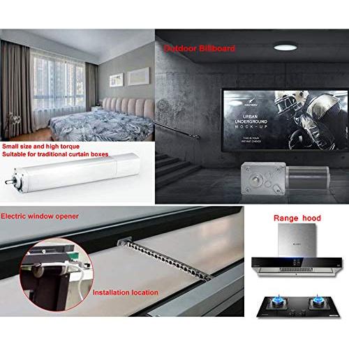 BRINGSMART 12V 5rpm DC Worm Gear Motor 35kg.cm Self-locking Reversed Mini Turbine Geared Motor for DIY Robot Rotating Table Door Lock Curtain Machine (12V 5rpm)