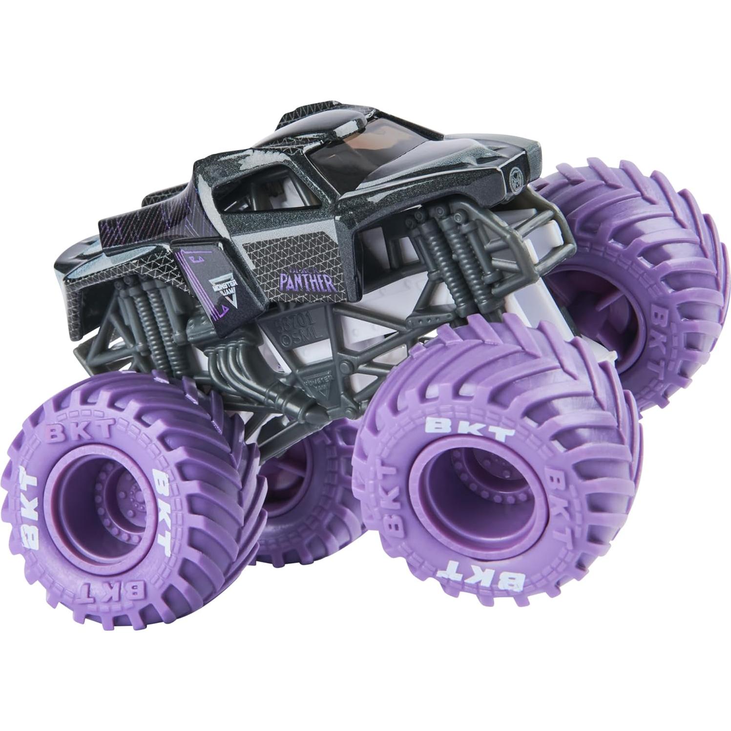 Camiones Monstruo Marvel Monster Jam 1:64 Spider-Man vs Black Panther