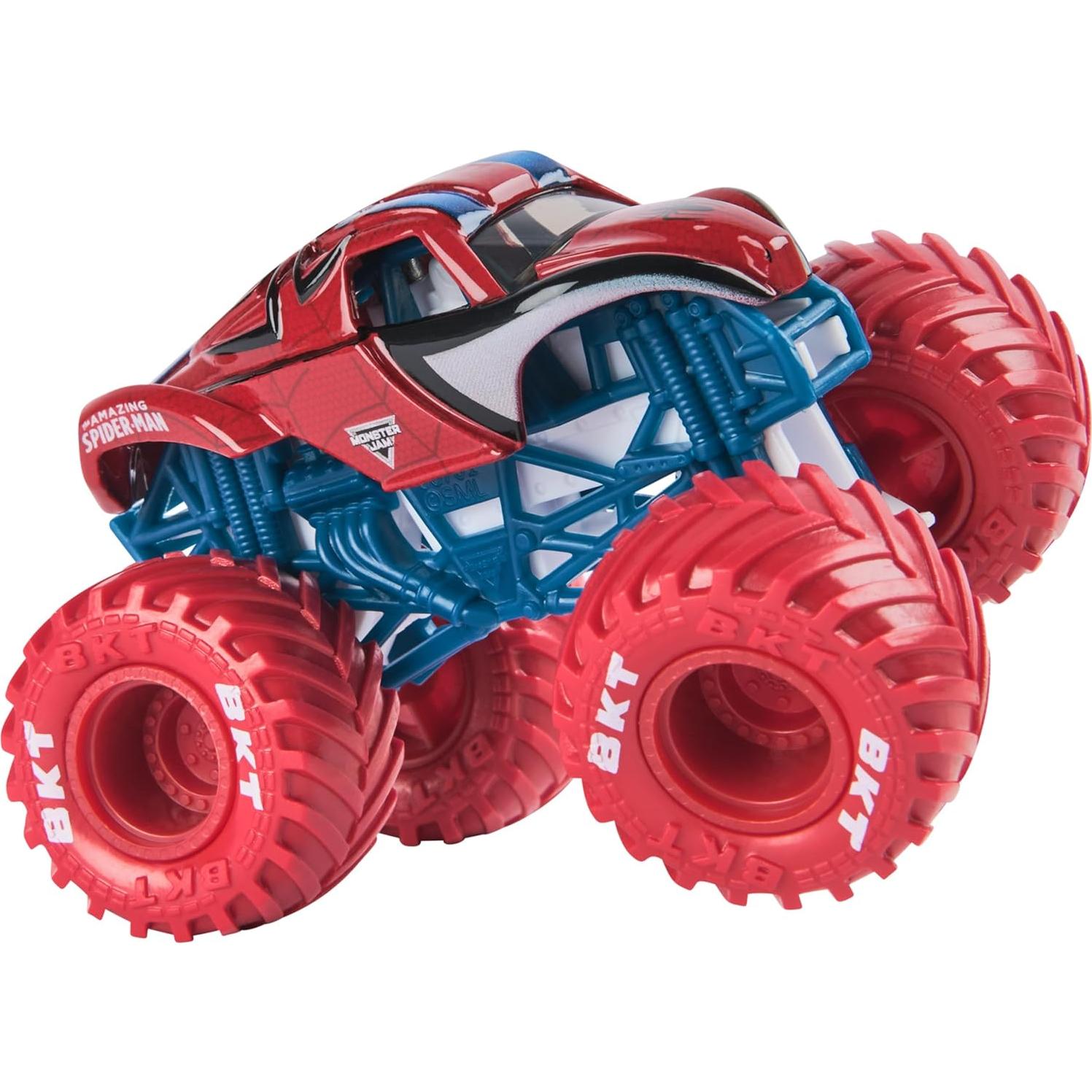 Camiones Monstruo Marvel Monster Jam 1:64 Spider-Man vs Black Panther