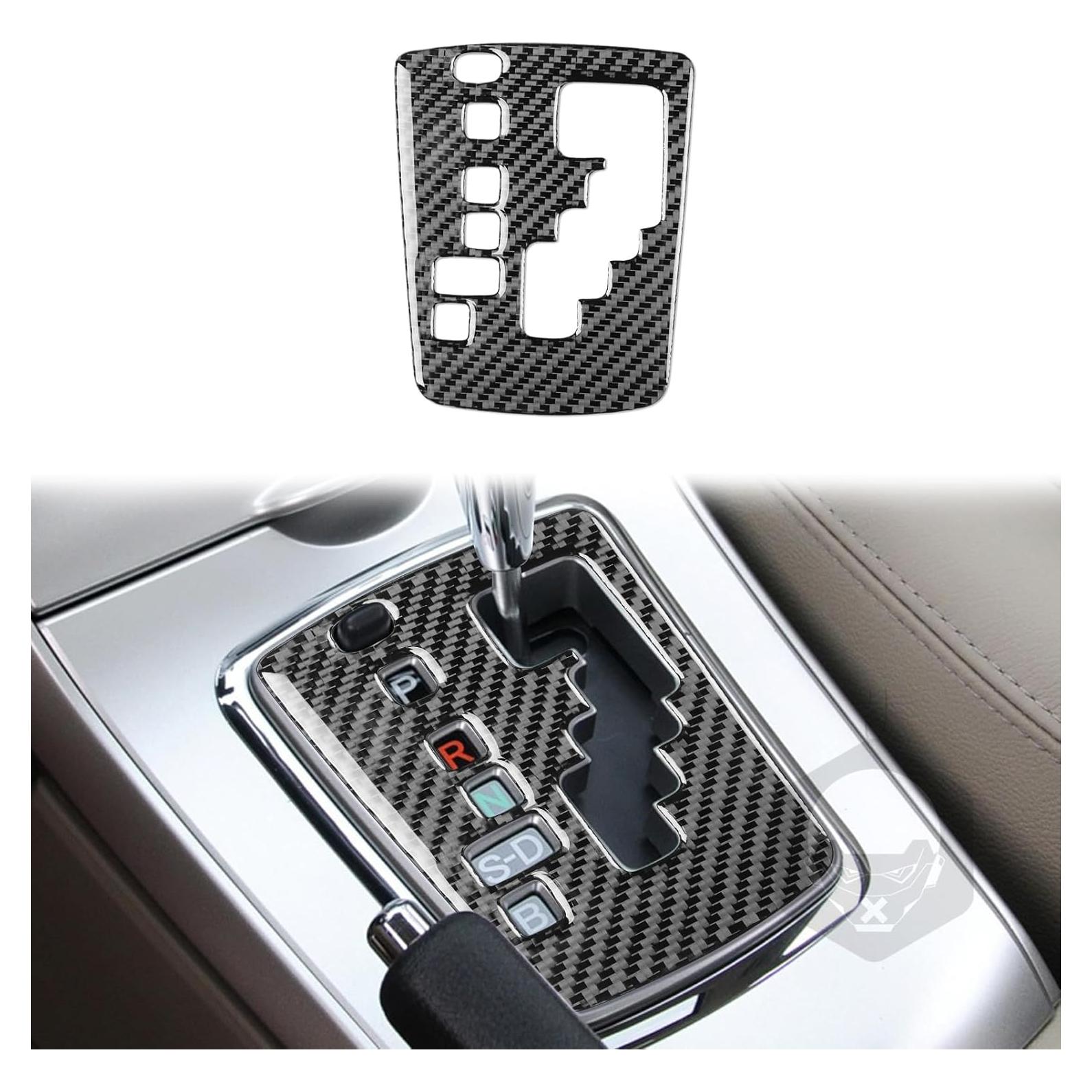 Carbon Fiber Car Gear Shift Knob Console Panel Cover Trims Fit for Toyota Corolla Interior Accessories 2009 2010 2011 2012 2013