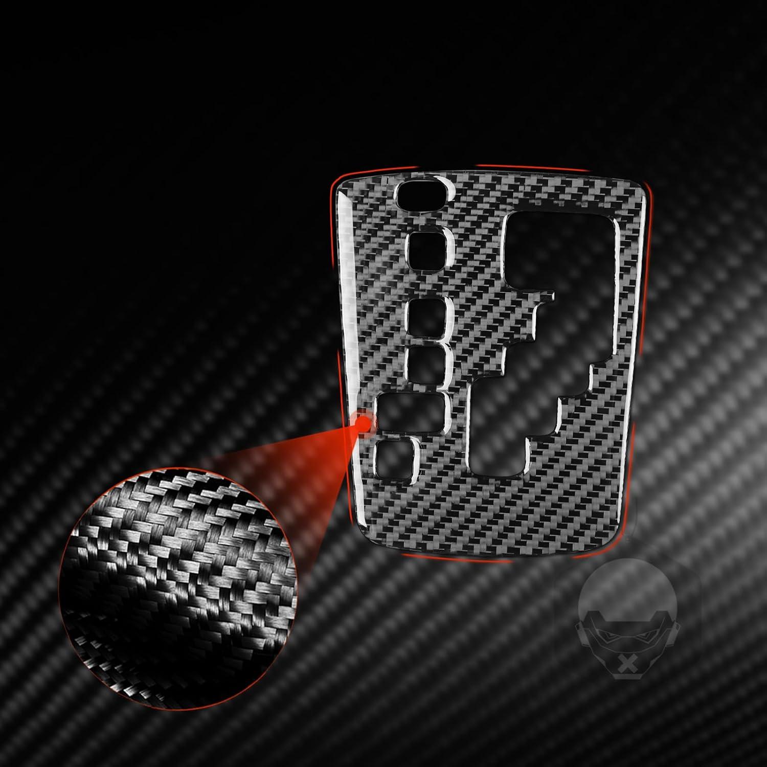 Carbon Fiber Car Gear Shift Knob Console Panel Cover Trims Fit for Toyota Corolla Interior Accessories 2009 2010 2011 2012 2013