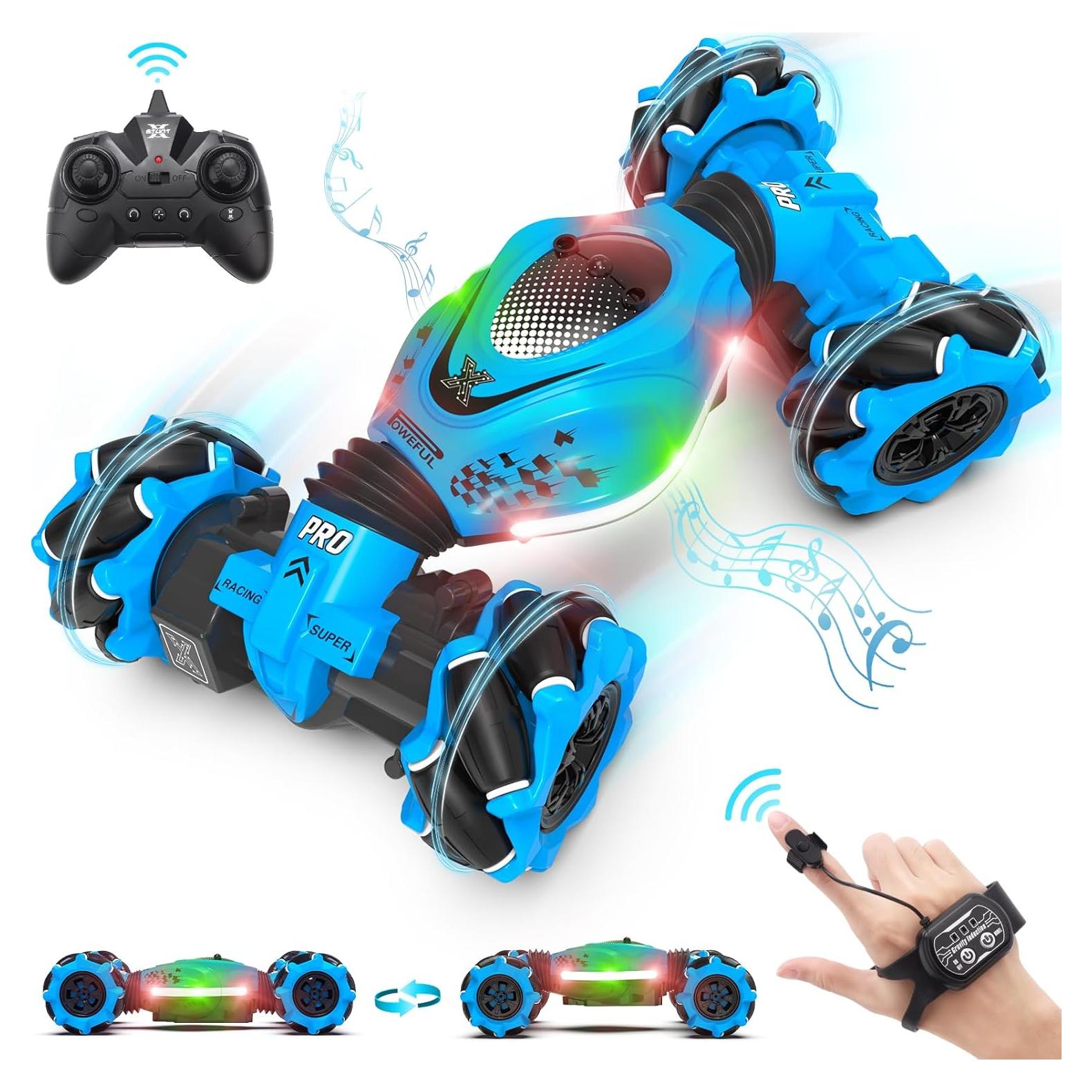 Coche RC Acrobacias Pristar 4WD Detección de Gestos Azul