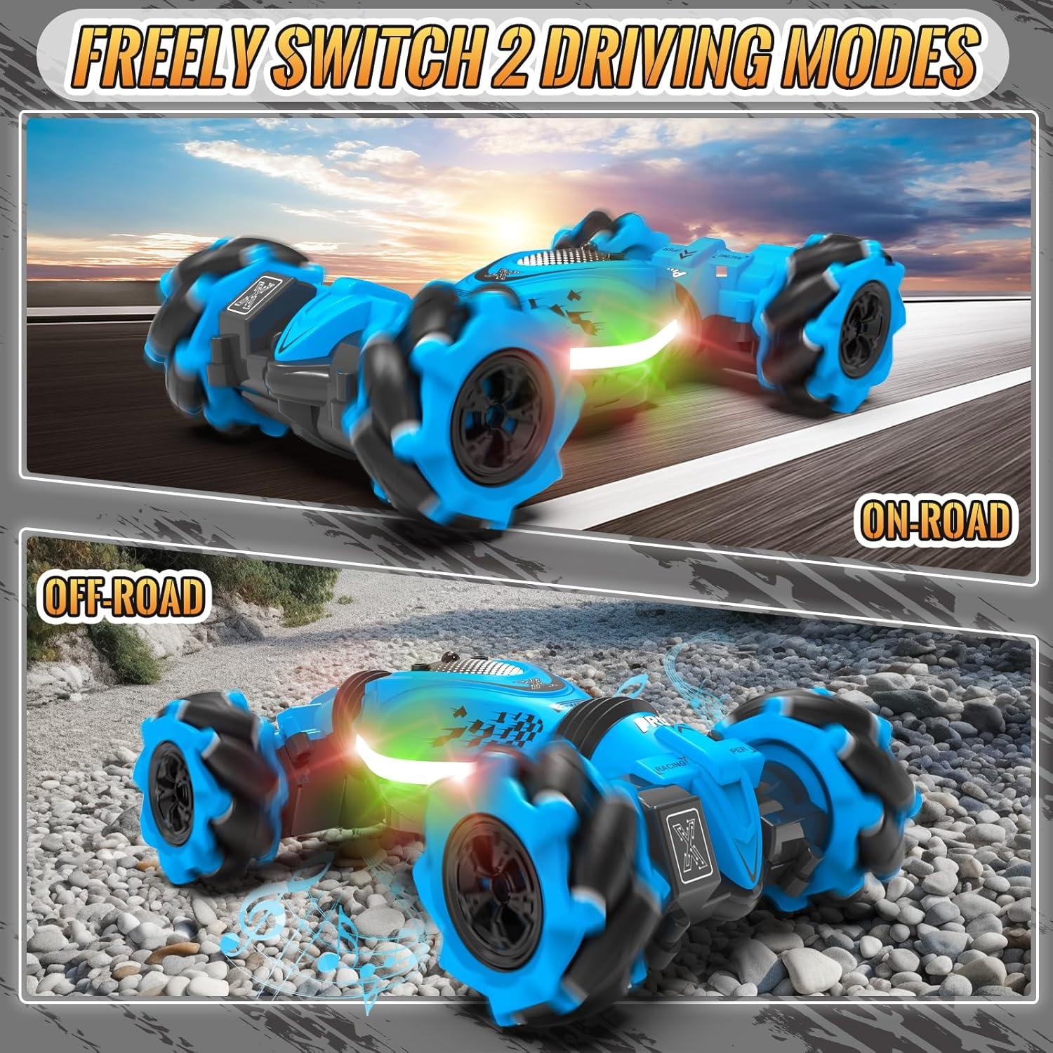 Coche RC Acrobacias Pristar 4WD Detección de Gestos Azul