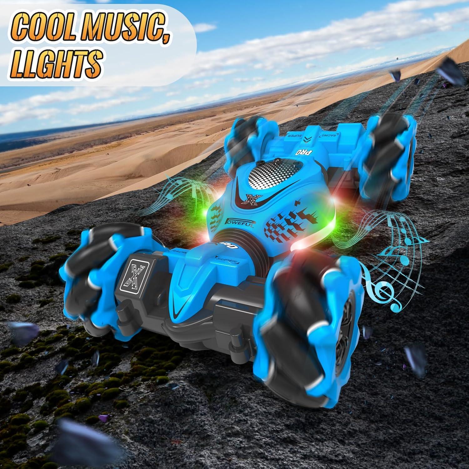 Coche RC Acrobacias Pristar 4WD Detección de Gestos Azul