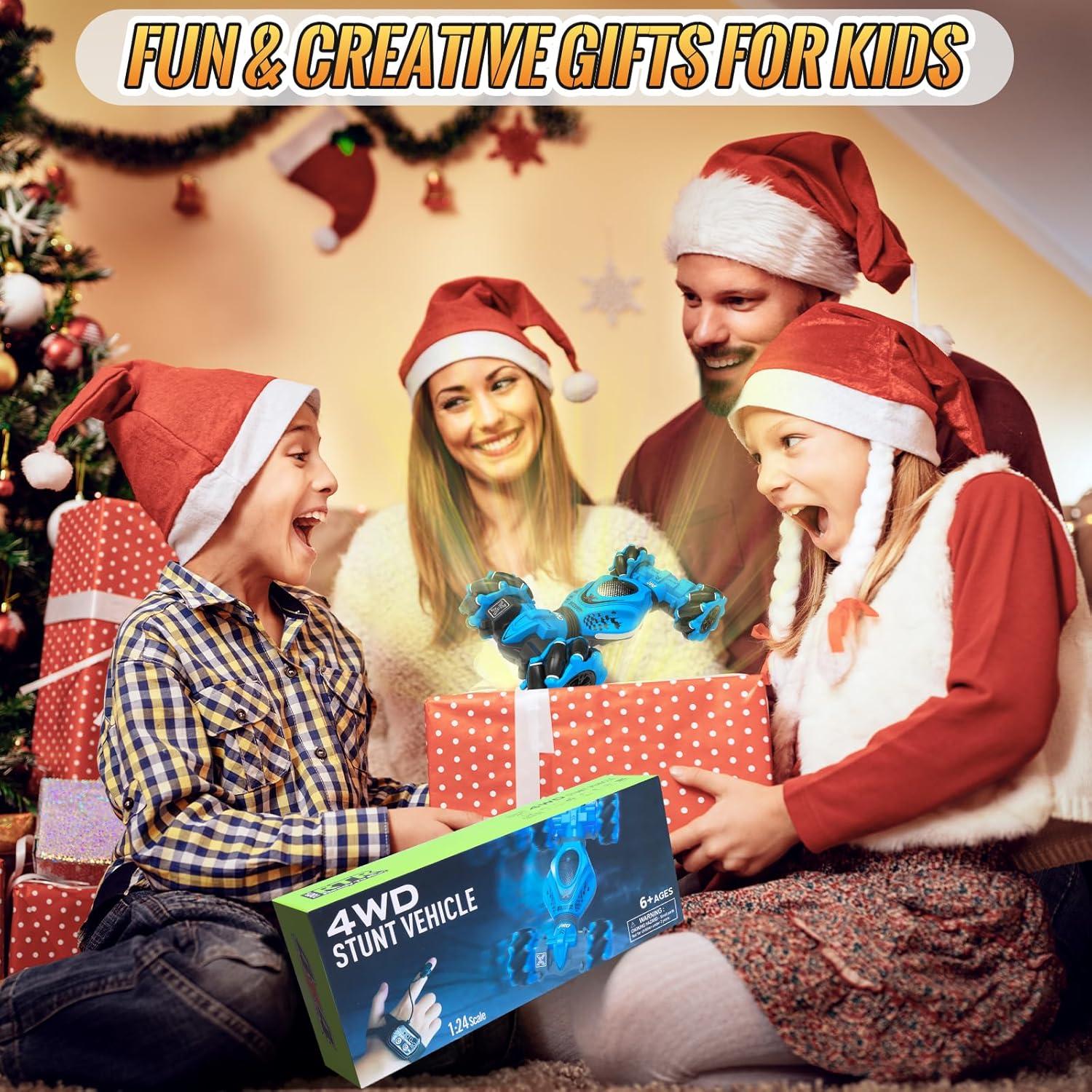 Coche RC Acrobacias Pristar 4WD Detección de Gestos Azul