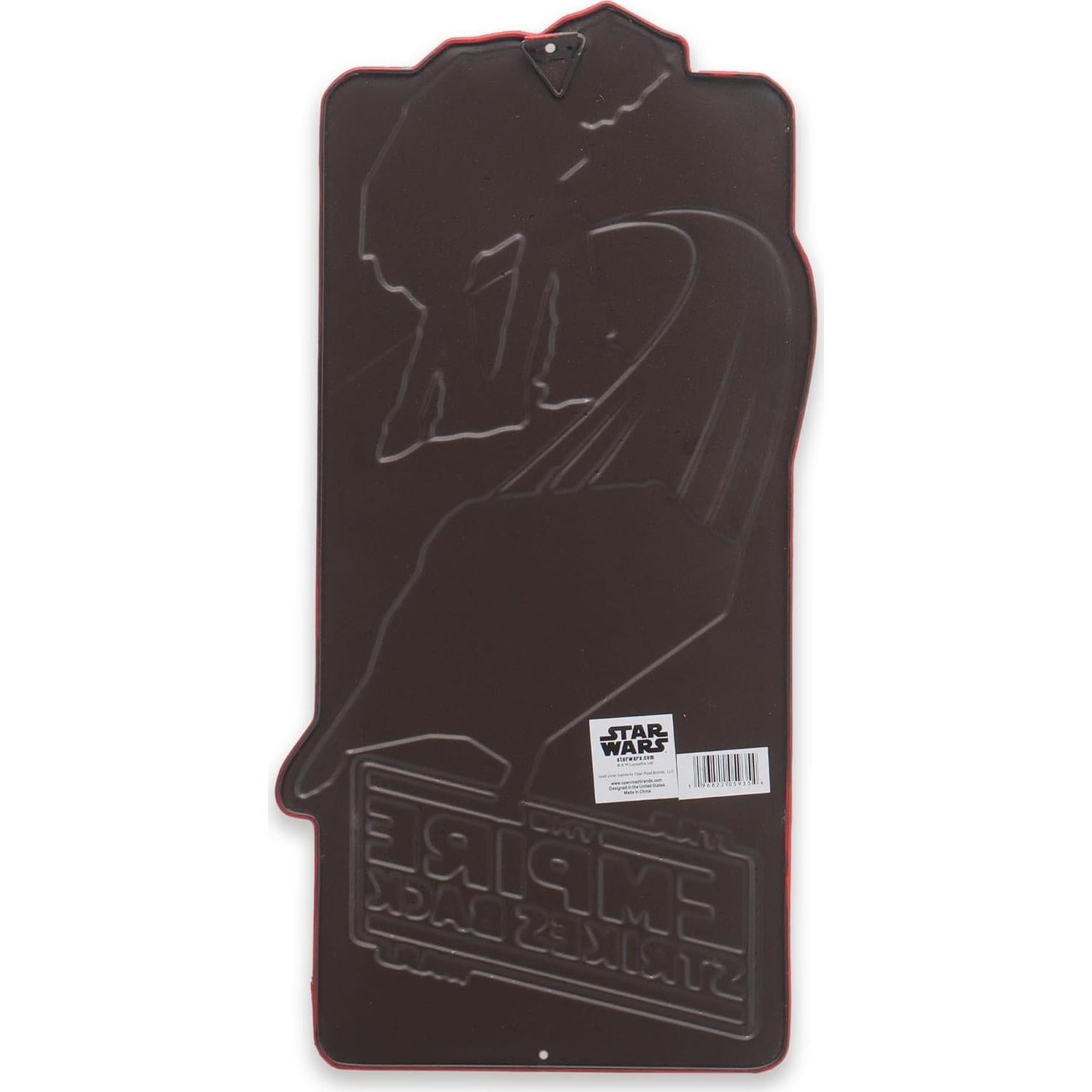 Cartel Metal Star Wars El Imperio Contraataca 24x48 cm