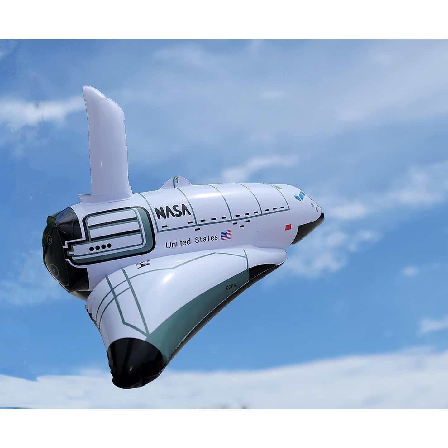 Figuras Inflables Espaciales Zugar Land - 1 Astronauta + 1 Transbordador