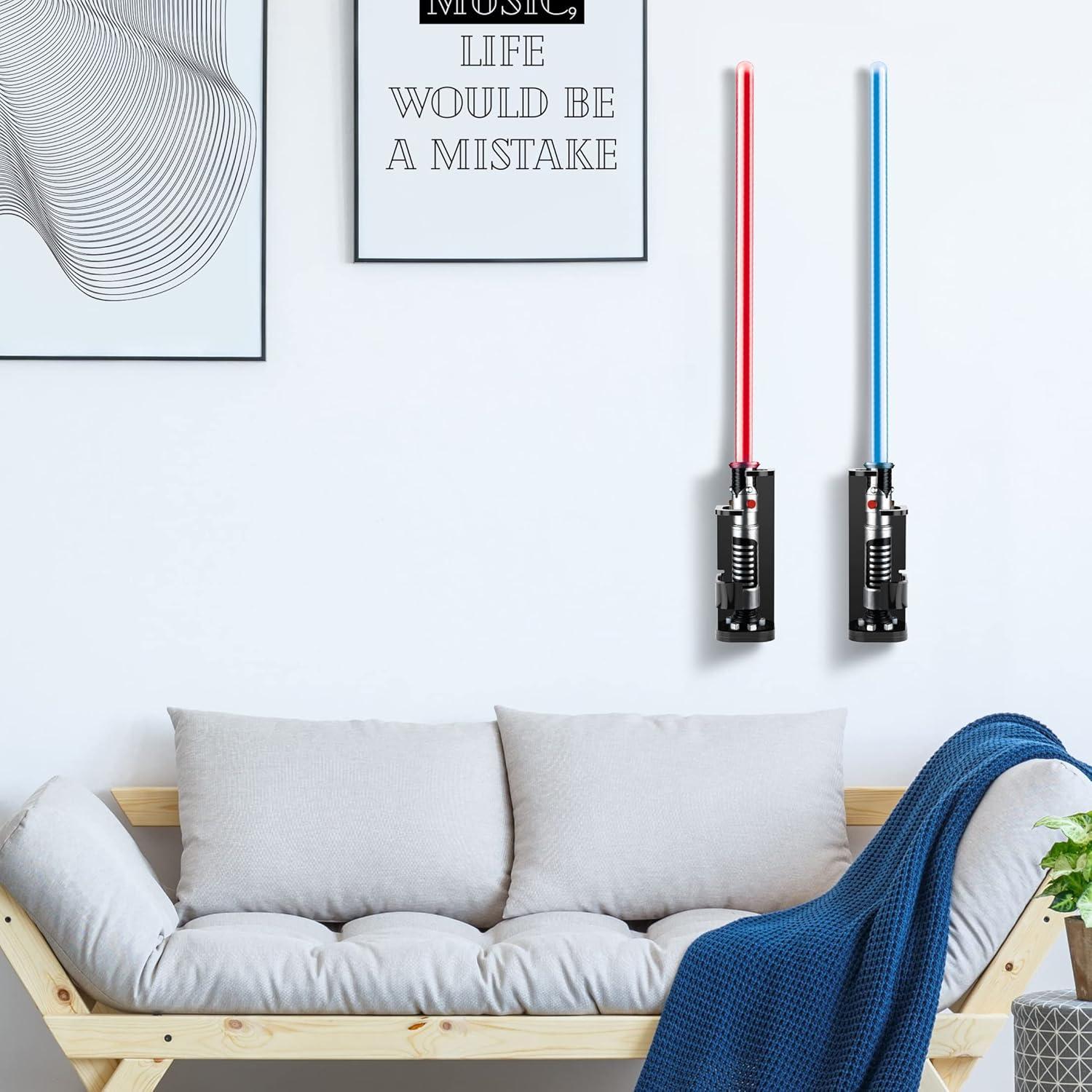 Soporte de Exhibición de Sable de Luz Cosmos - Acrílico Negro