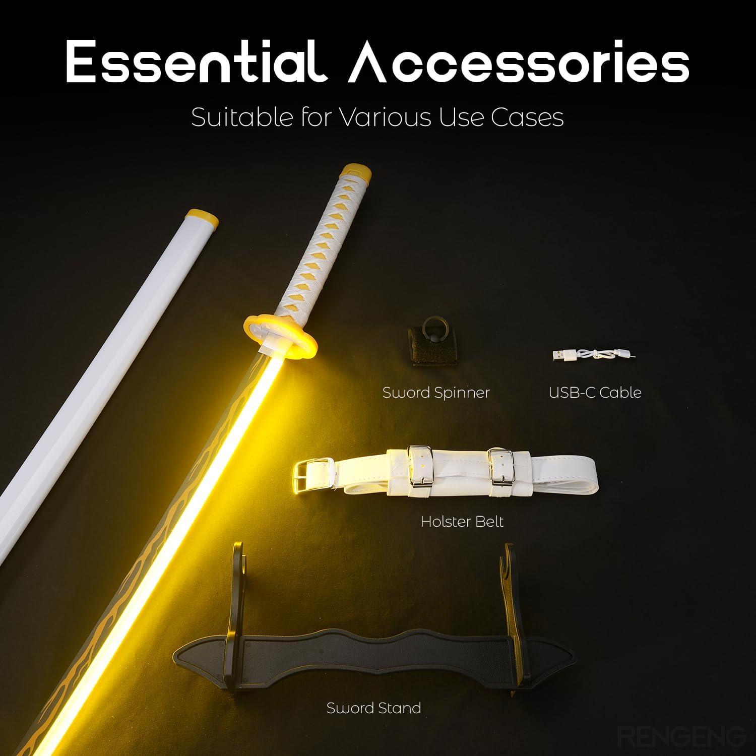 Espada Iluminada RENGENG DLU-073 101.6 cm Recargable Anime