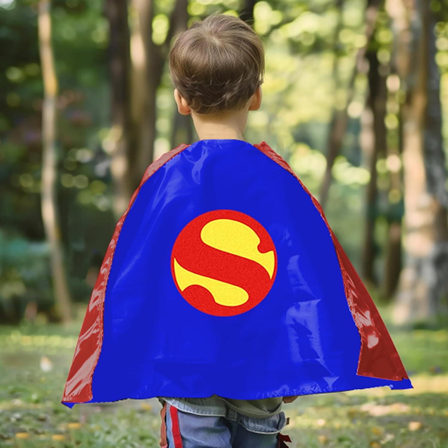 Capa de Superhéroe para Niños Mizzuco con Máscara 2 Piezas