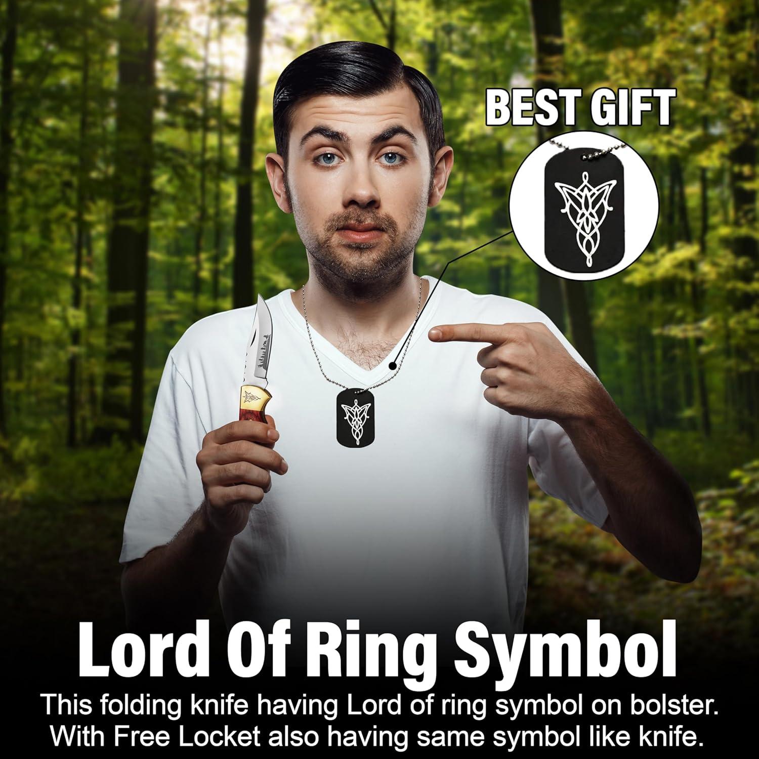 Cuchillo de bolsillo Huntex Smith Hundex 8.25 cm con madera Pakka