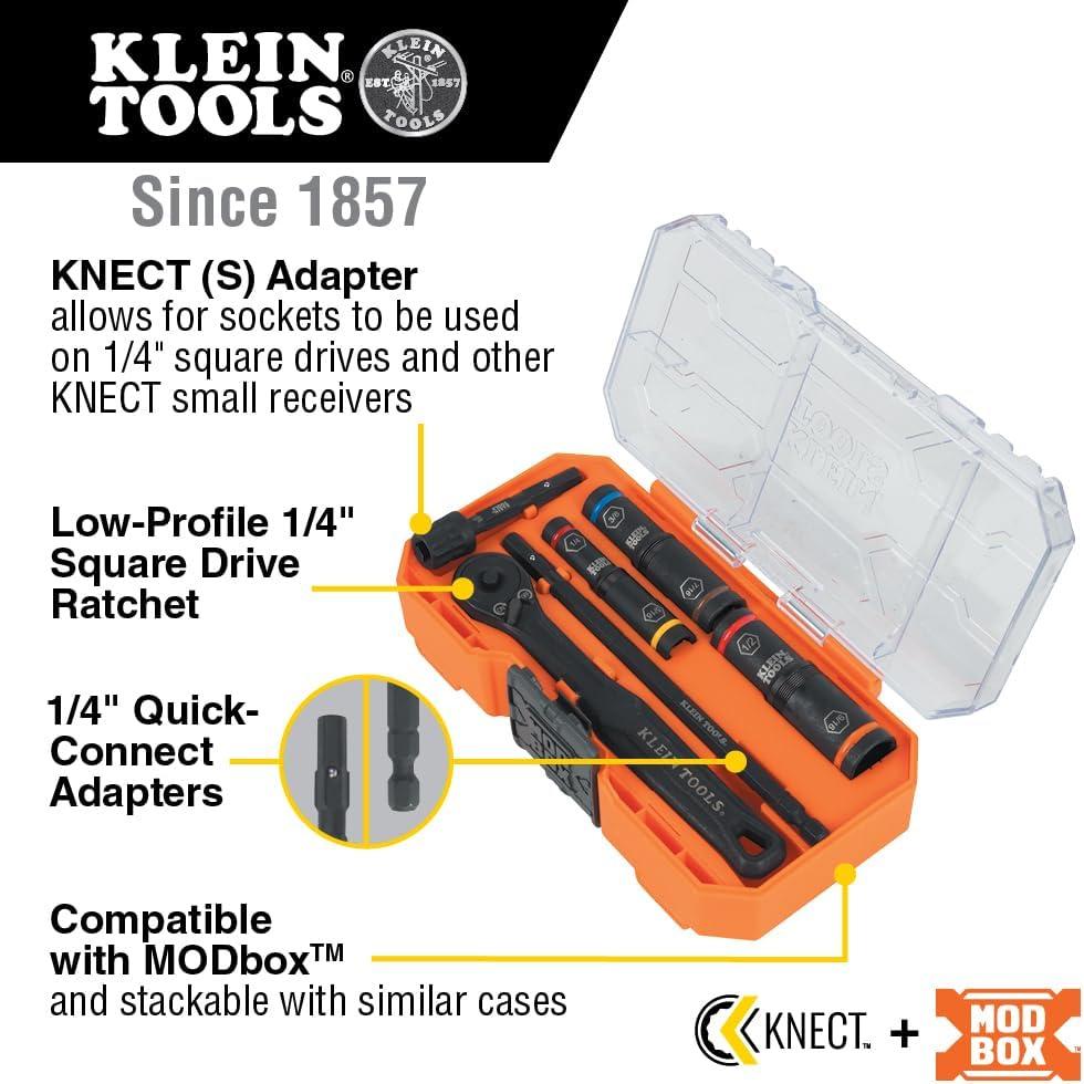 Juego de Enchufes de Impacto Klein Tools 65238 KNECT 7 Piezas