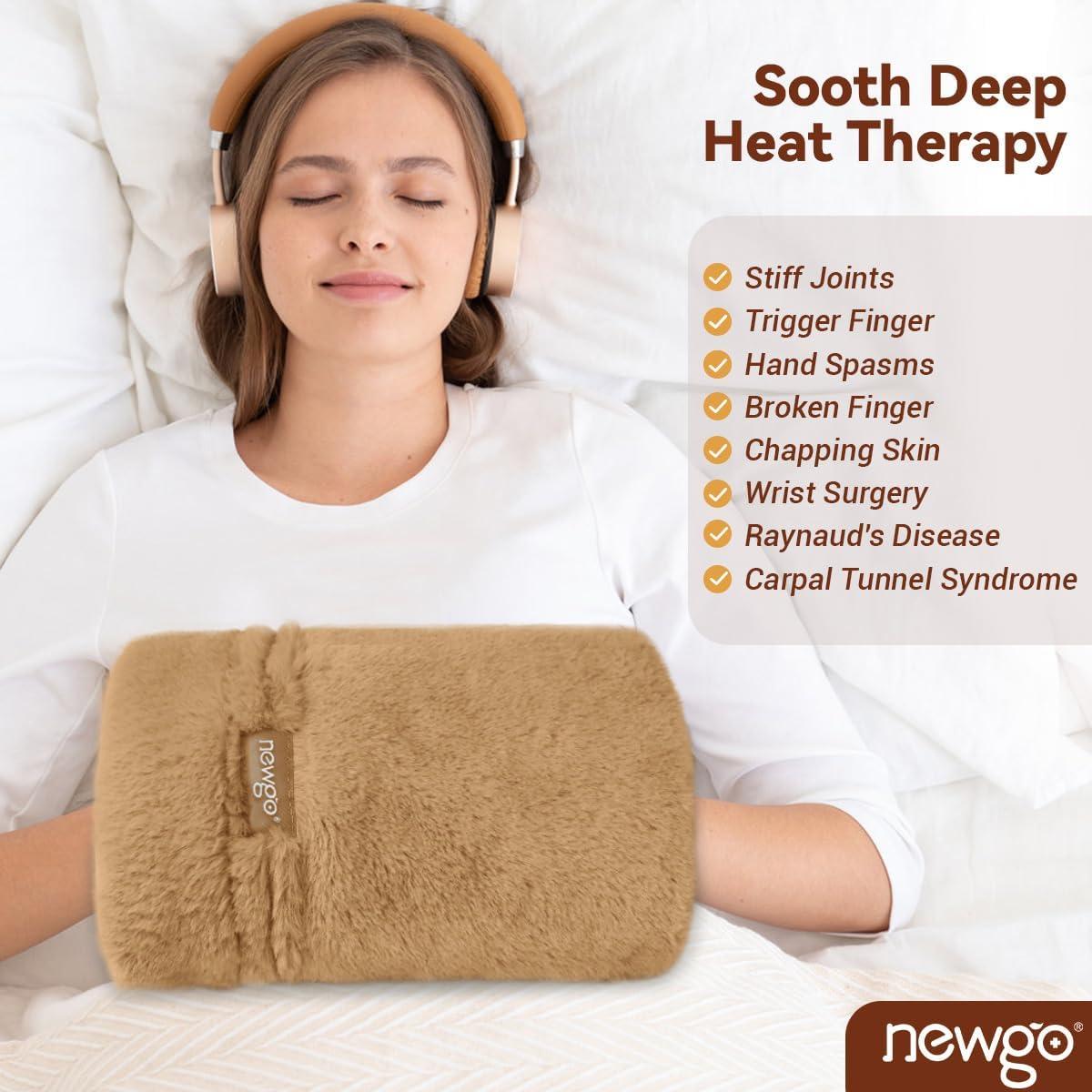 Calentadores de Manos Microondas NEWGO - Terapia Térmica Marrón