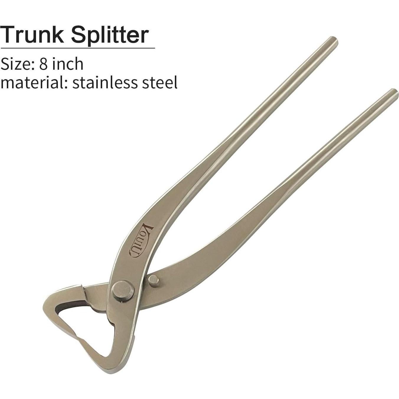 Juego de herramientas de bonsái Vouiu 6 piezas acero inoxidable