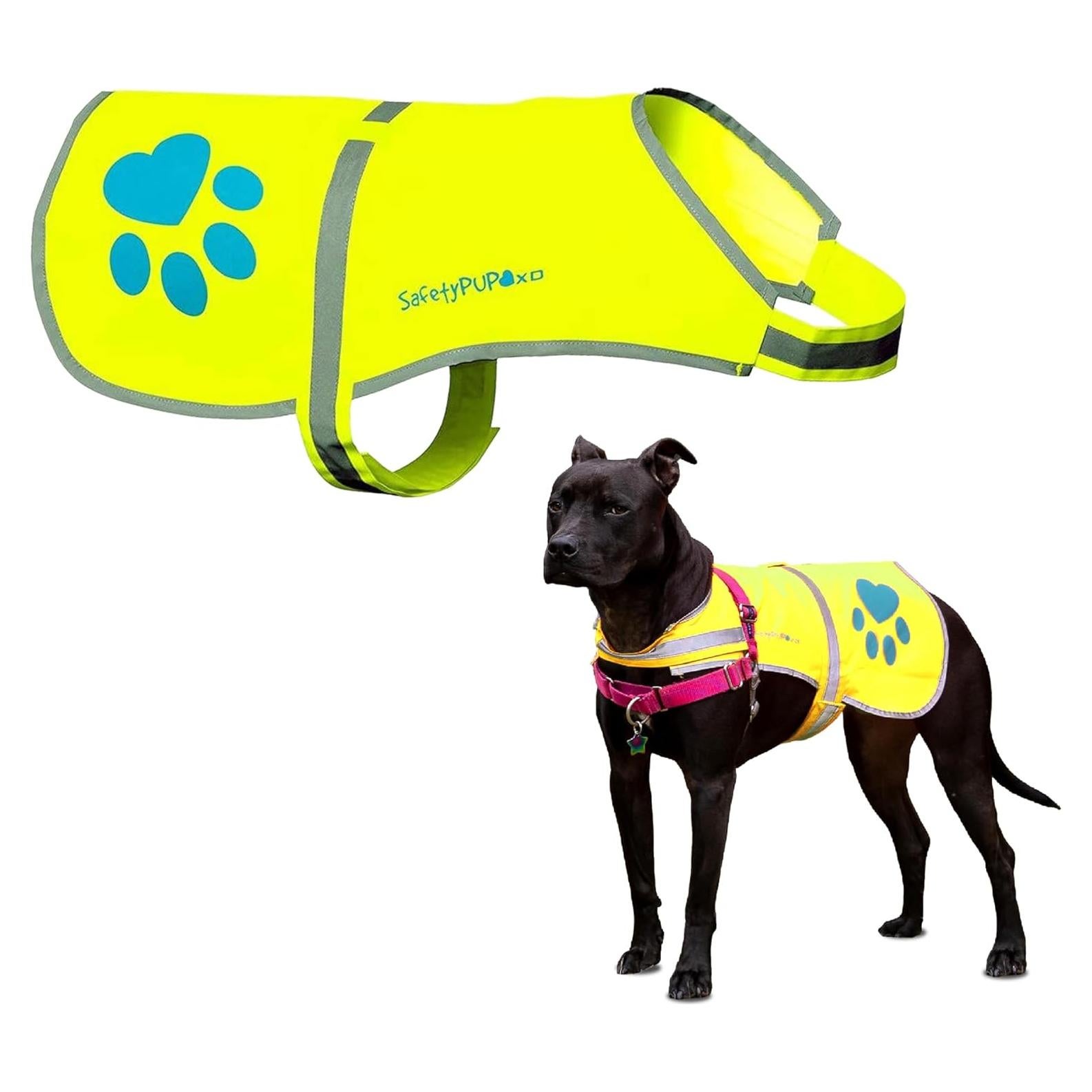 Chaleco Reflectante SafetyPUP XD Amarillo Neón X-Pequeño