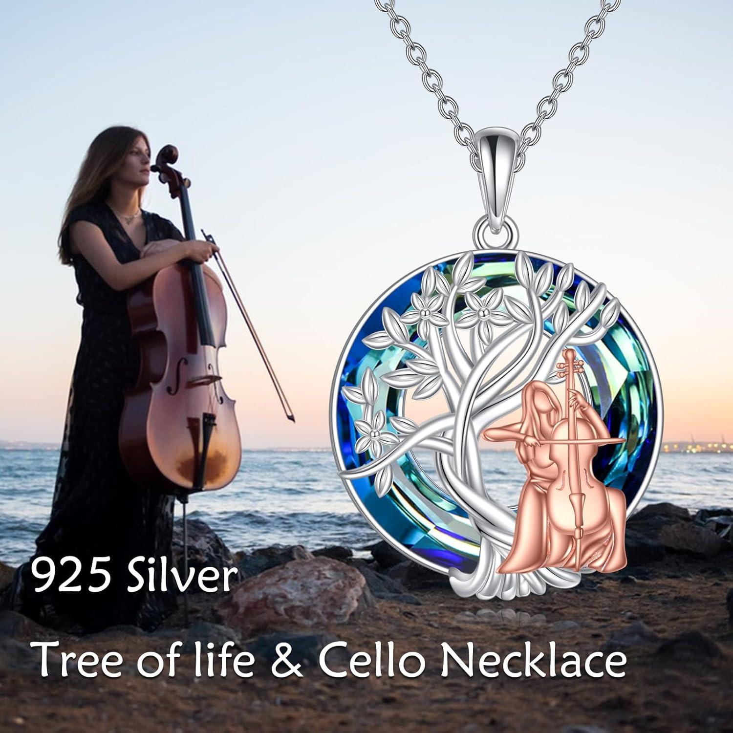 Collar Árbol de la Vida YFN Plata Esterlina 29.8x20.4mm