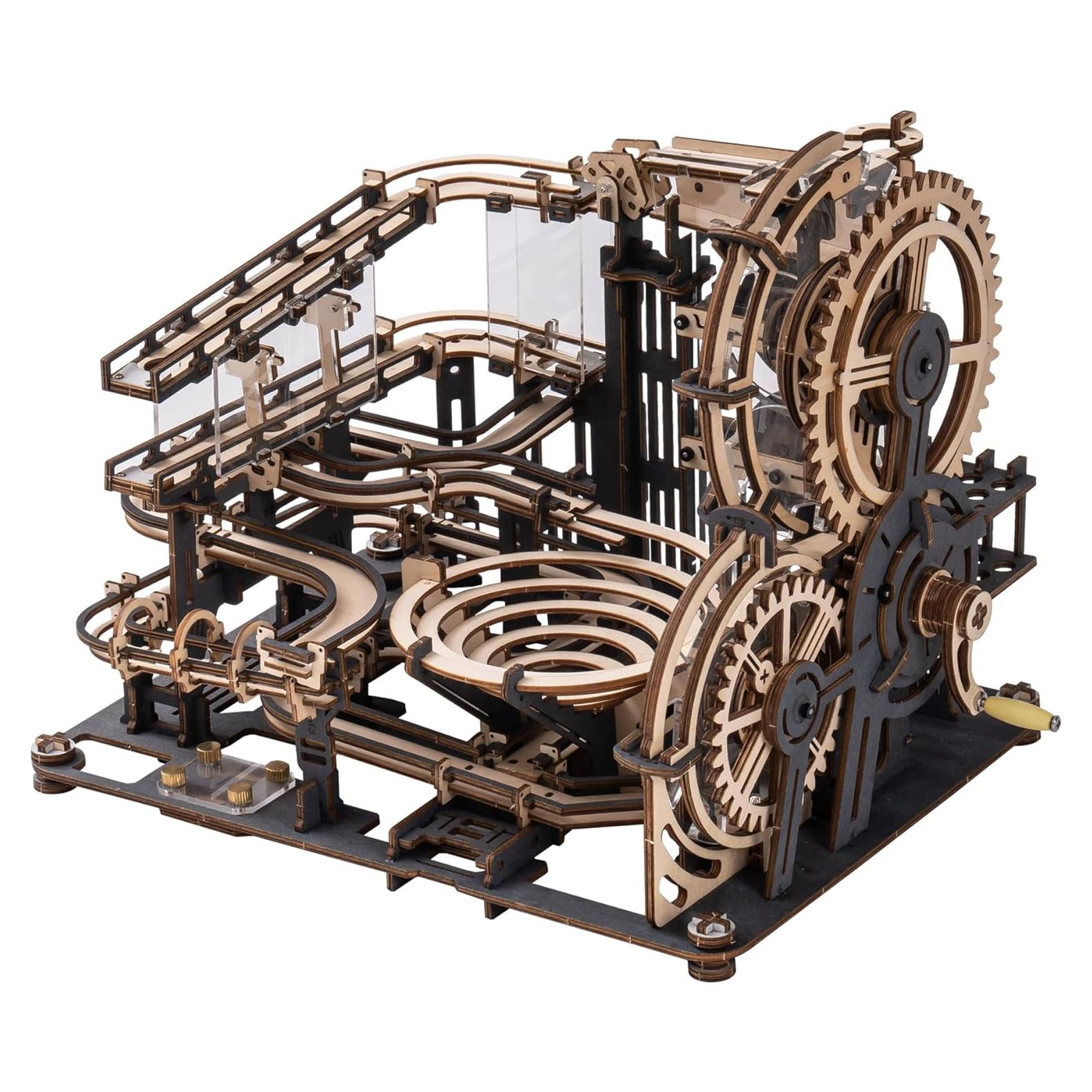 Rompecabezas 3D RoWood LGA01 Ciudad Nocturna de Madera