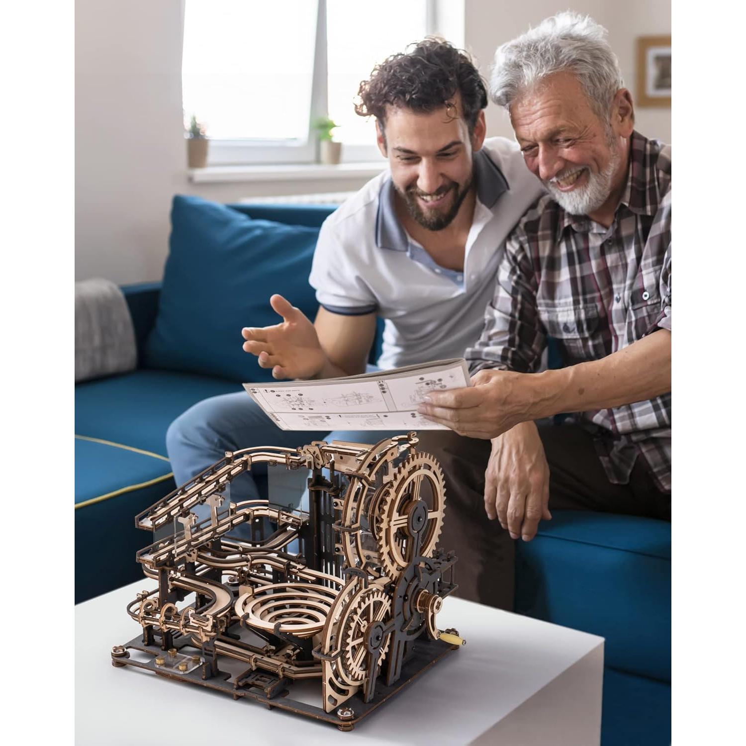 Rompecabezas 3D RoWood LGA01 Ciudad Nocturna de Madera