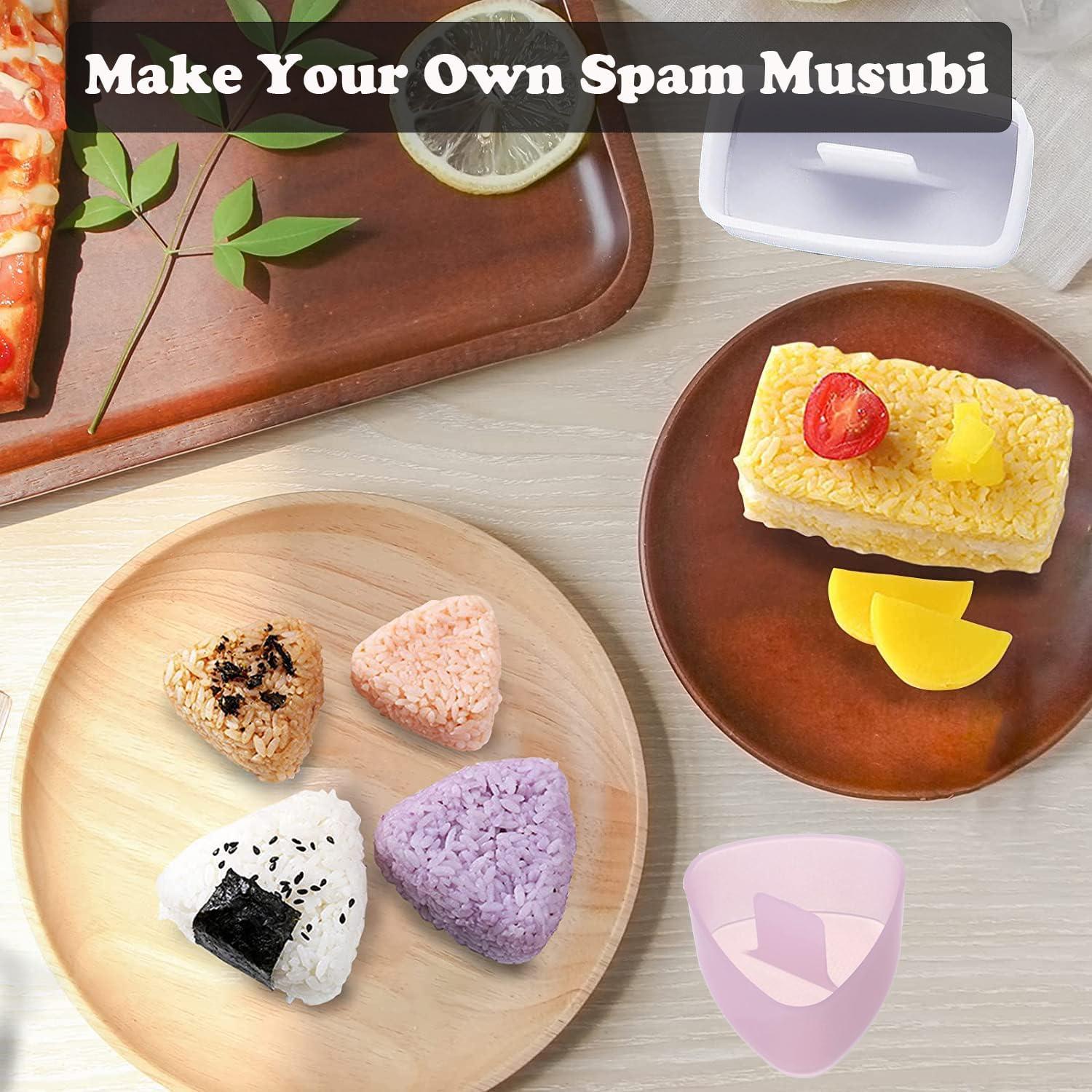 Kit de Moldes para Sushi VKZATVN - 3 Piezas Rosa/Blanco