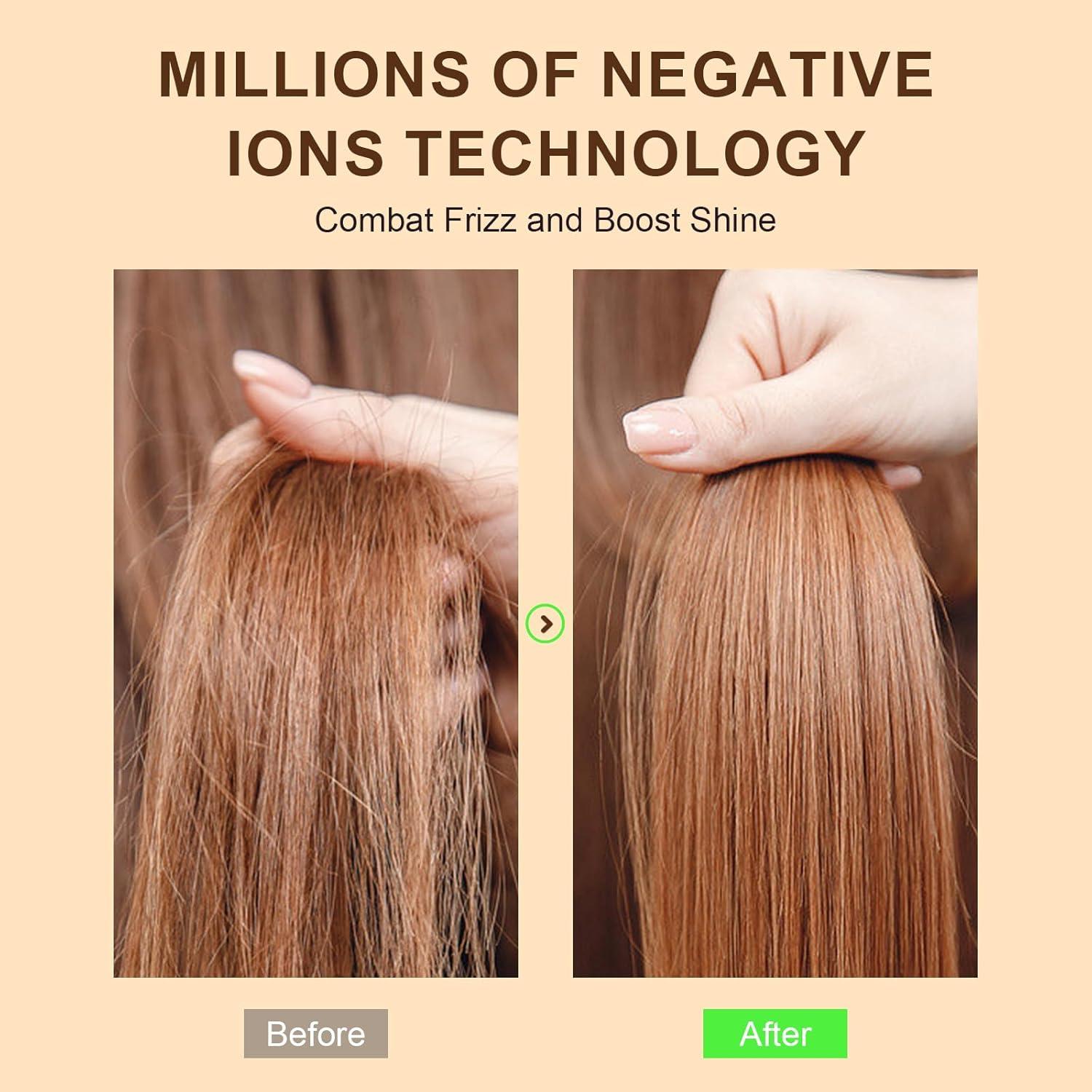 Secador de cabello Olaermoso con cepillo ovalado 2.54 cm