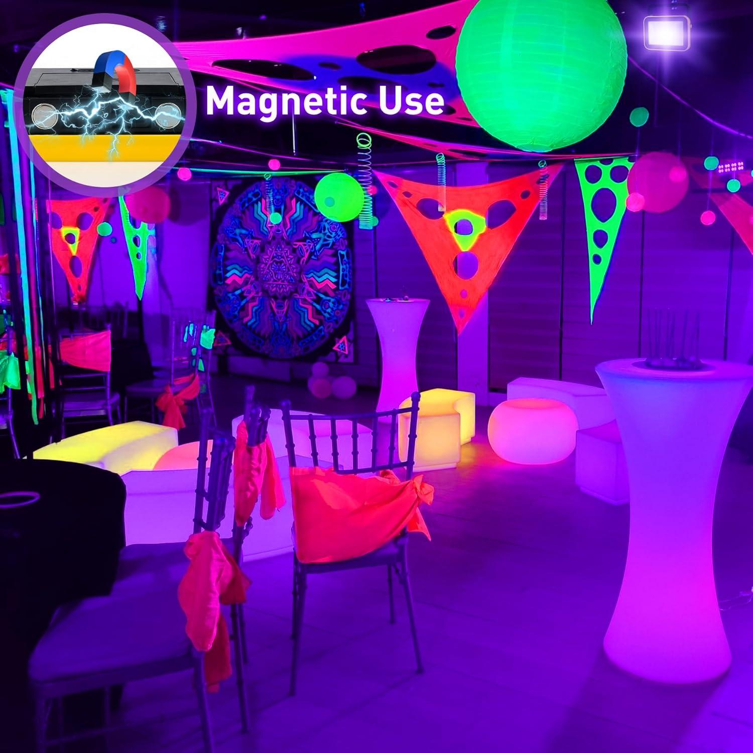 Luz Negra LED Portátil Recargable CREPOW 400nm 5000mAh