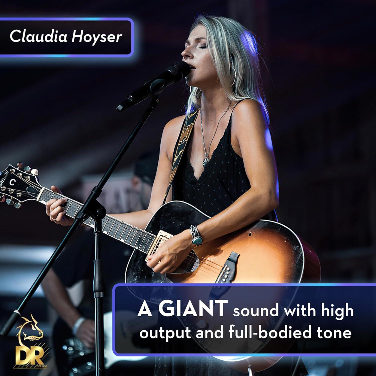 Cuerdas para guitarra DR Strings Dragon Skin+ 10-48 Bronce