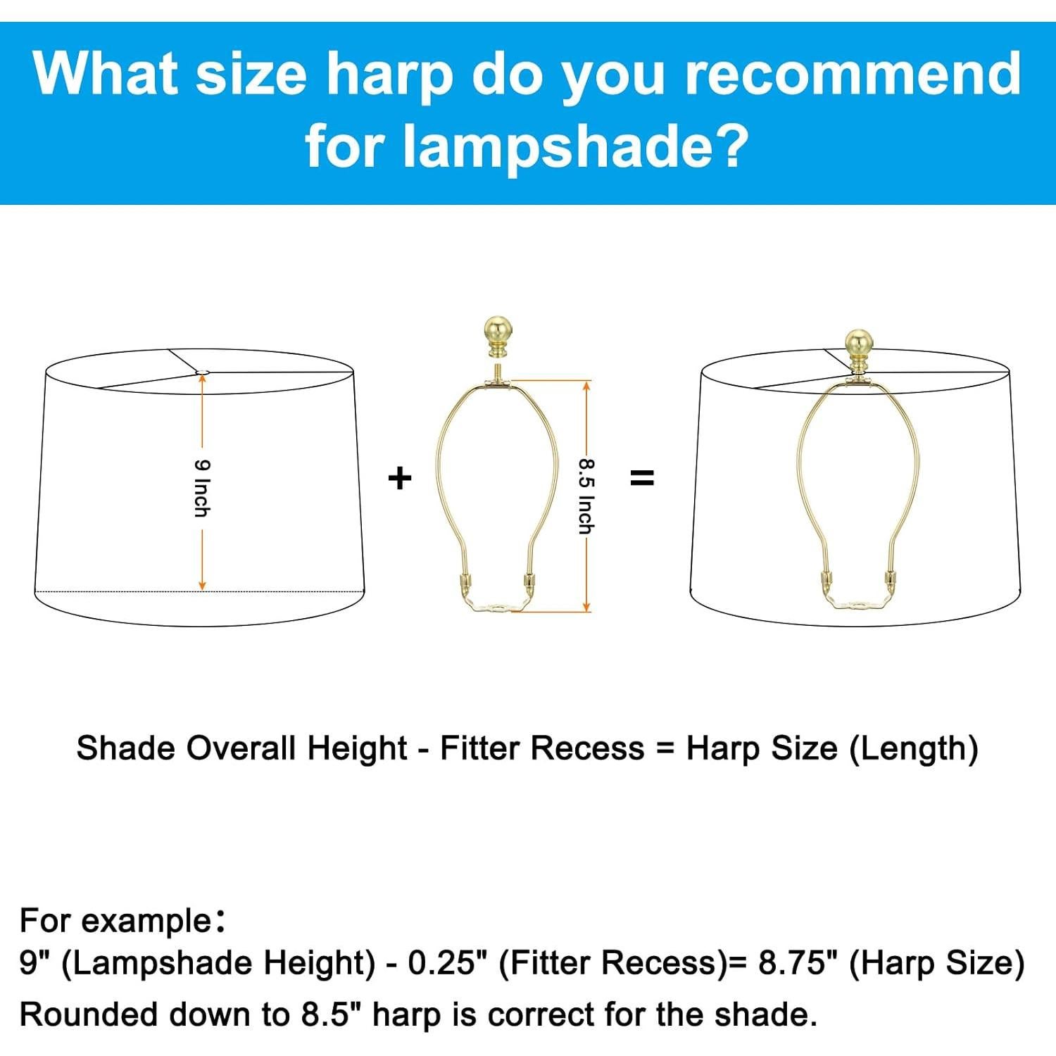 Soporte para Lámpara PATIKIL 28cm Cromo 2 Juegos DIY