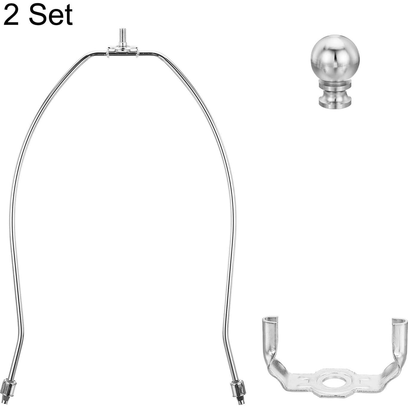 Soporte para Lámpara PATIKIL 28cm Cromo 2 Juegos DIY