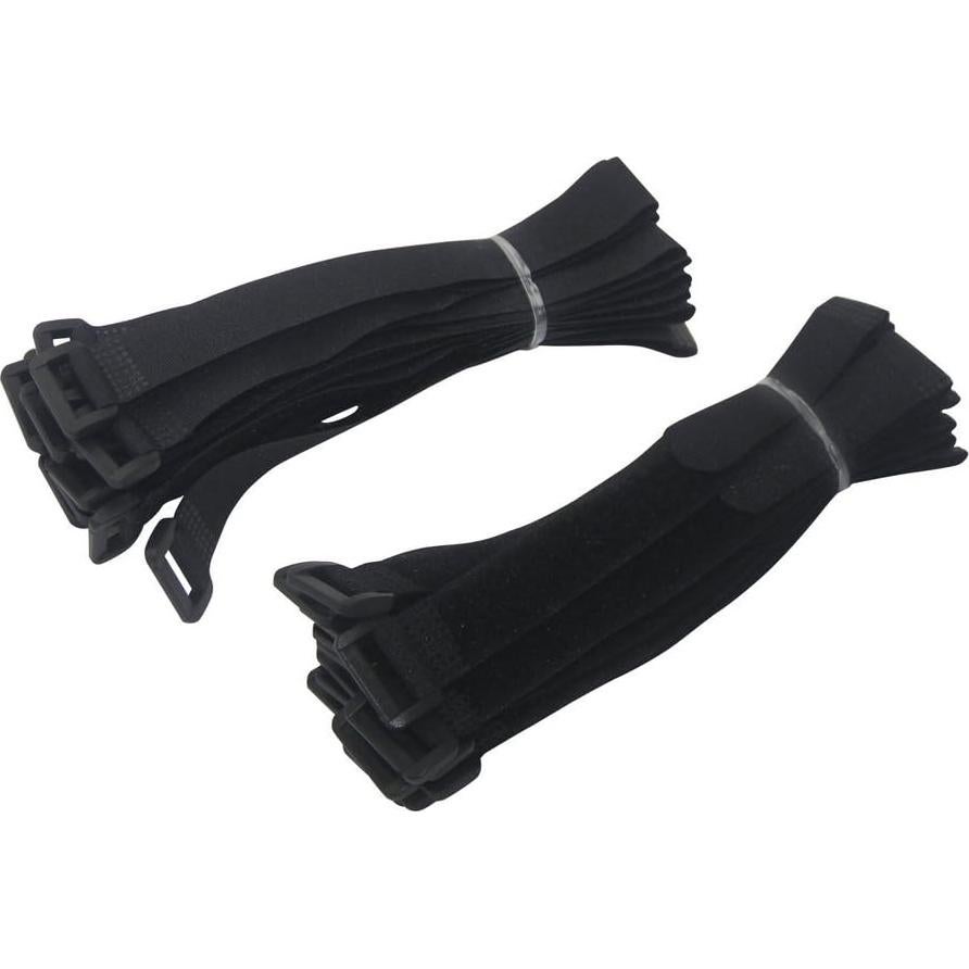 30 Correas de Gancho y Bucle Reutilizables YiwerDer 20.32 cm